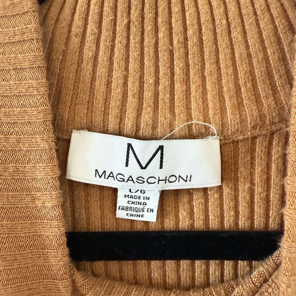 Camel Ribbed Midi Dress - Picture 2 of 3